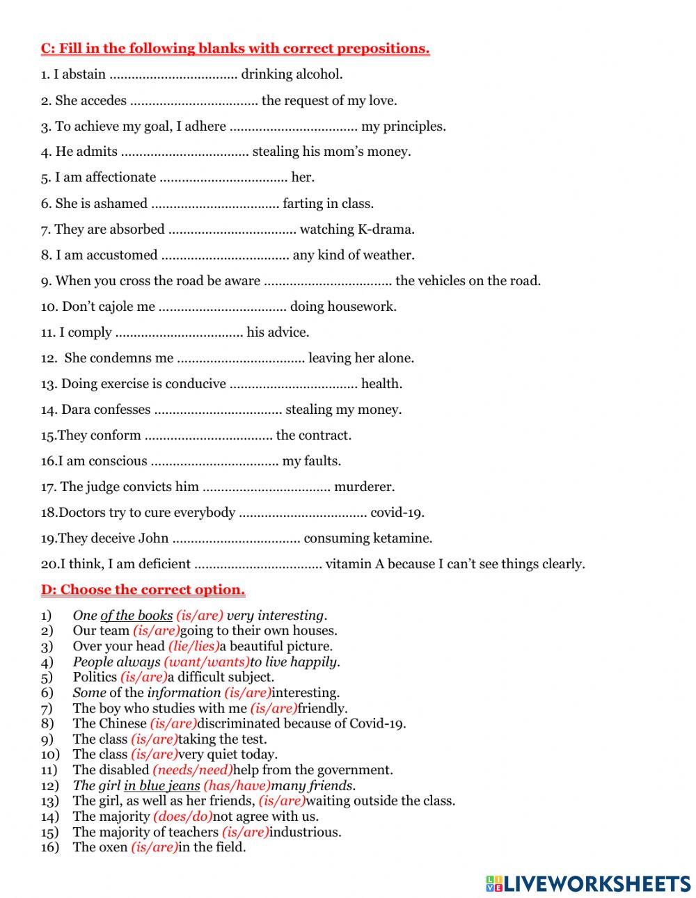 End-of-pre-ielts grammar test