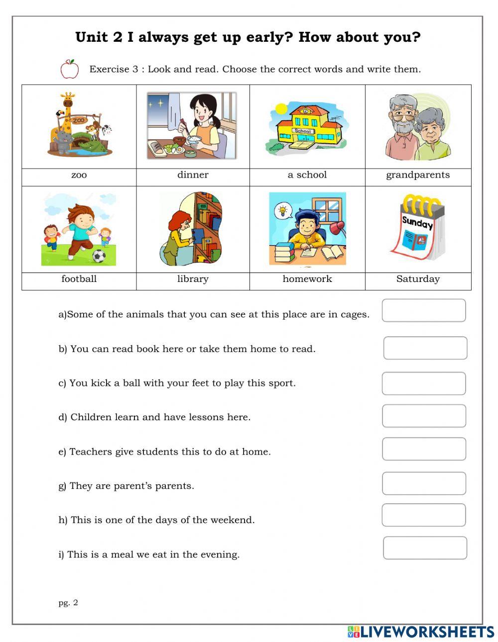 Grade 5-Unit 2-I usually get up early.