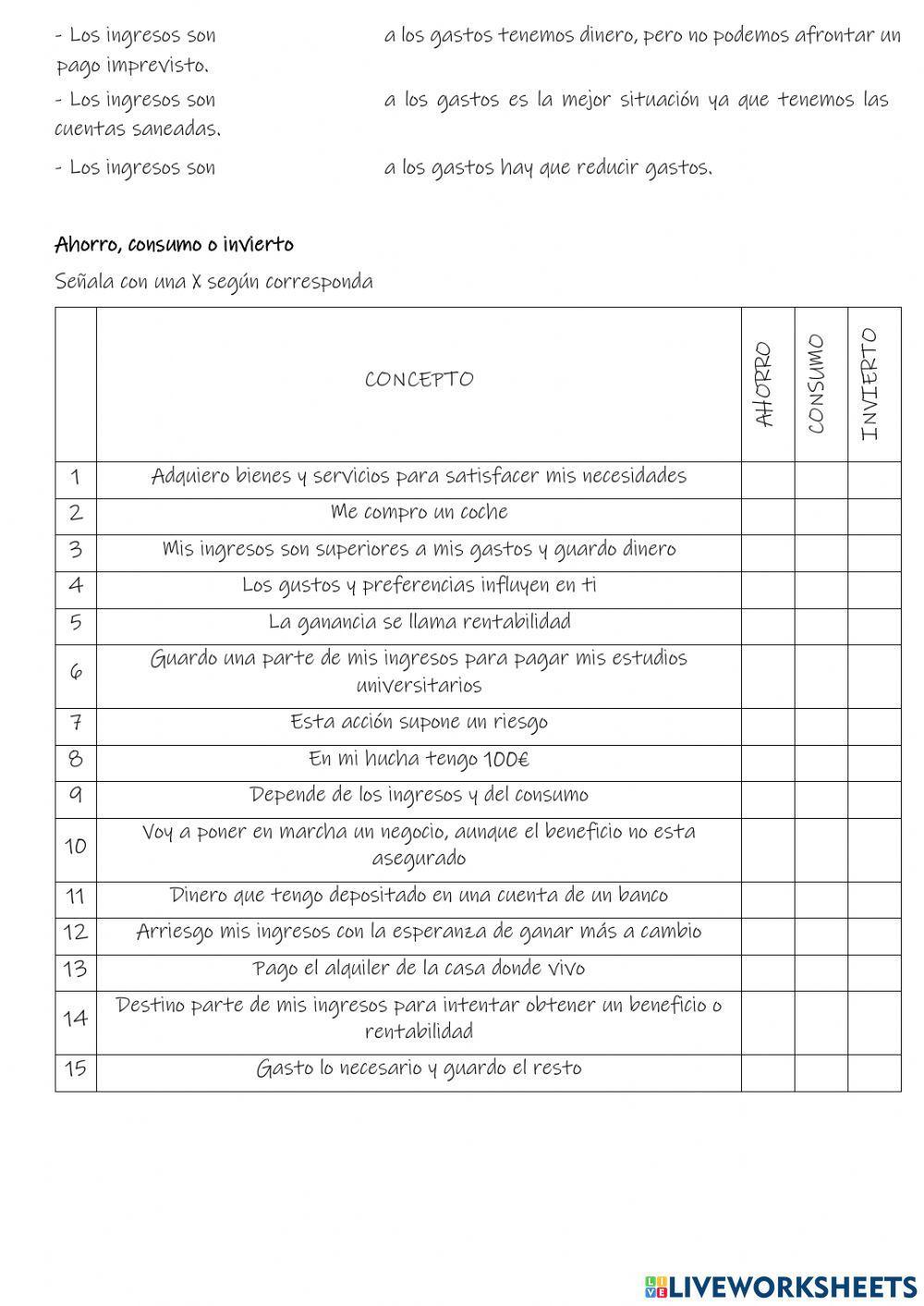 El dinero El dinero