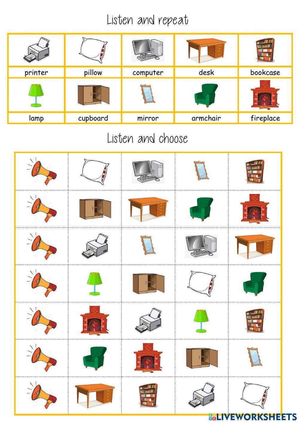 listen and choose house furniture 3