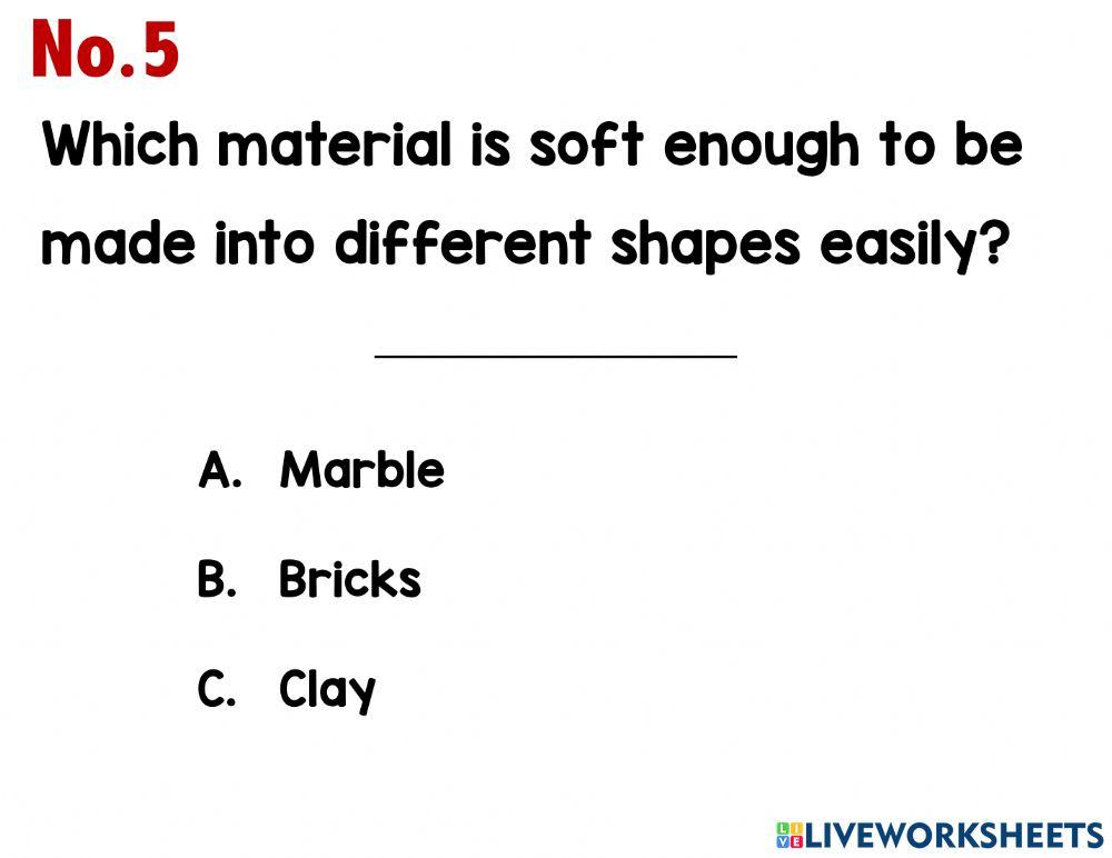 Rocks homework