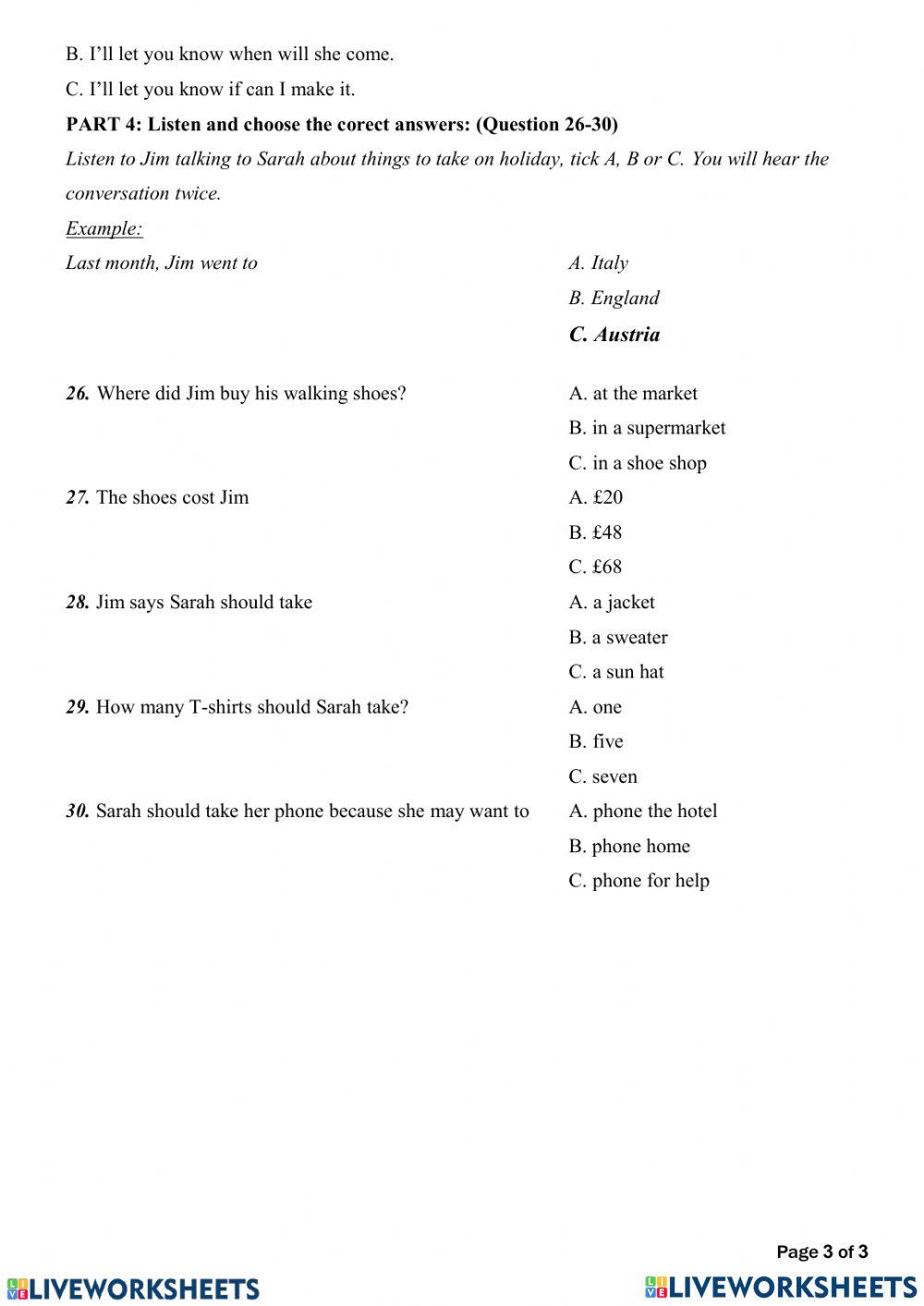 DNTU General Eng 1 Mid Test