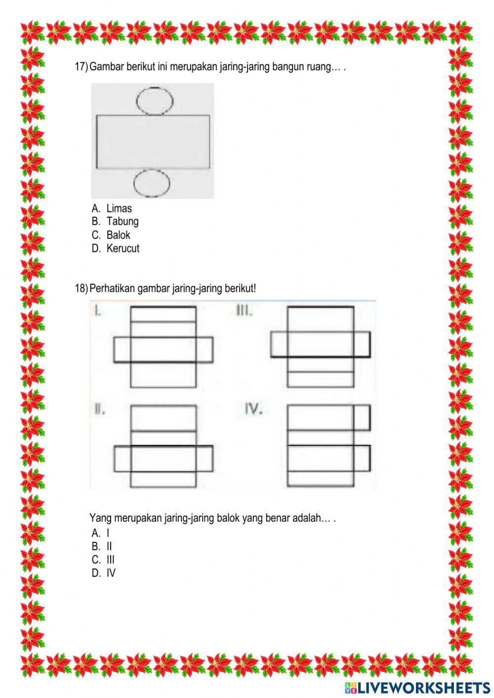 Ujian Sekolah Muatan Matematika Ujian Sekolah Muatan Matematika