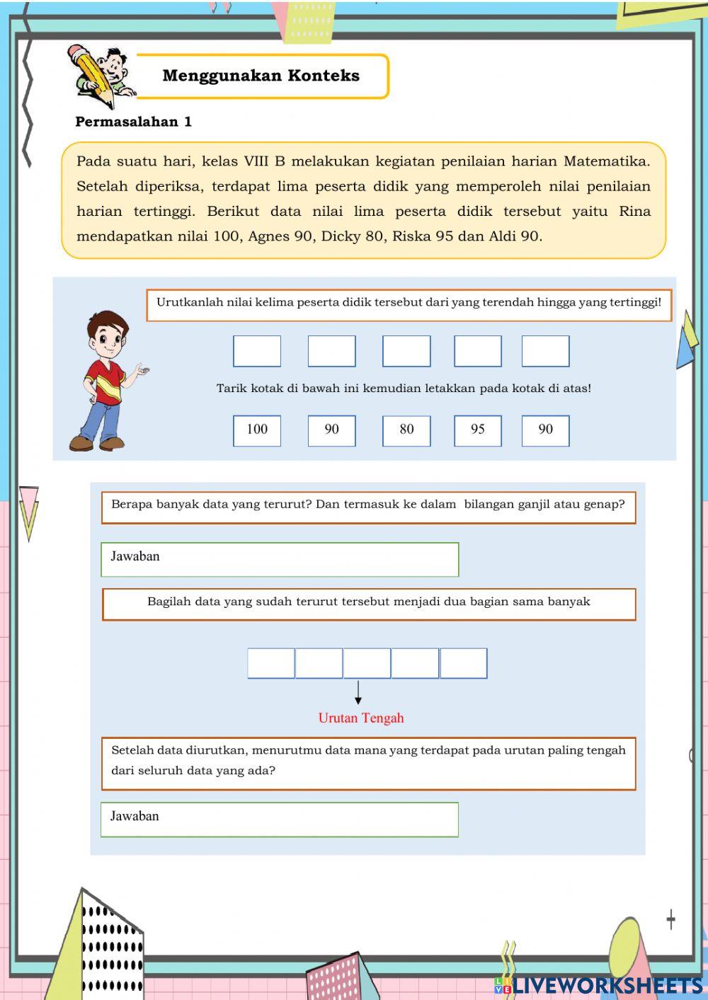 Bahan Ajar Median dan Modus (LKPD 3)
