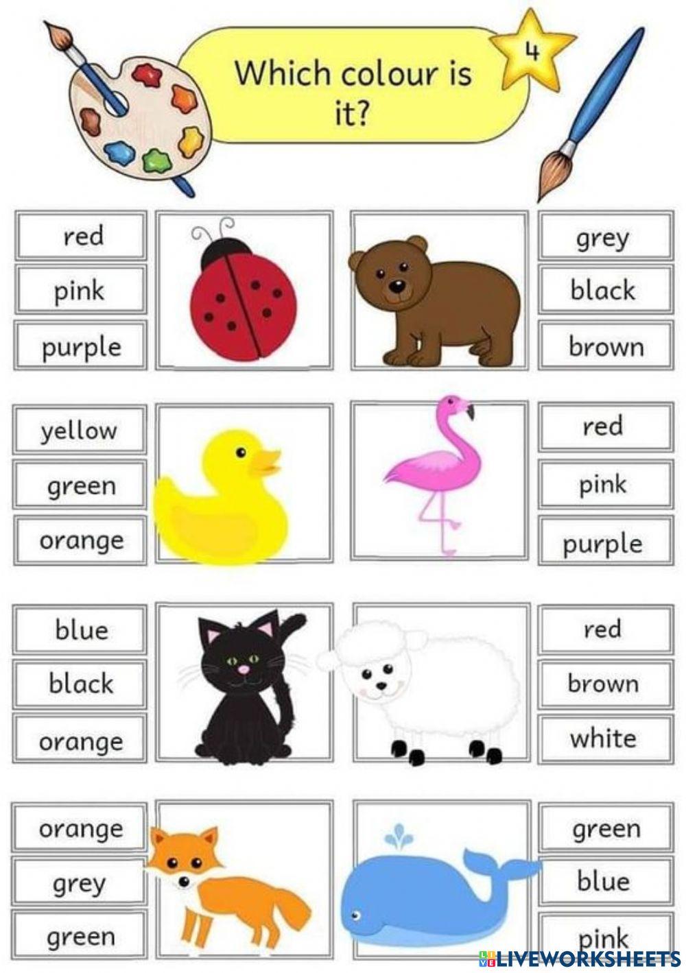 Кольори англійською.