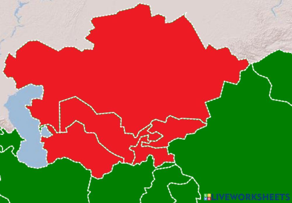 Asia Central y Norte localización Asia Central y Norte localización