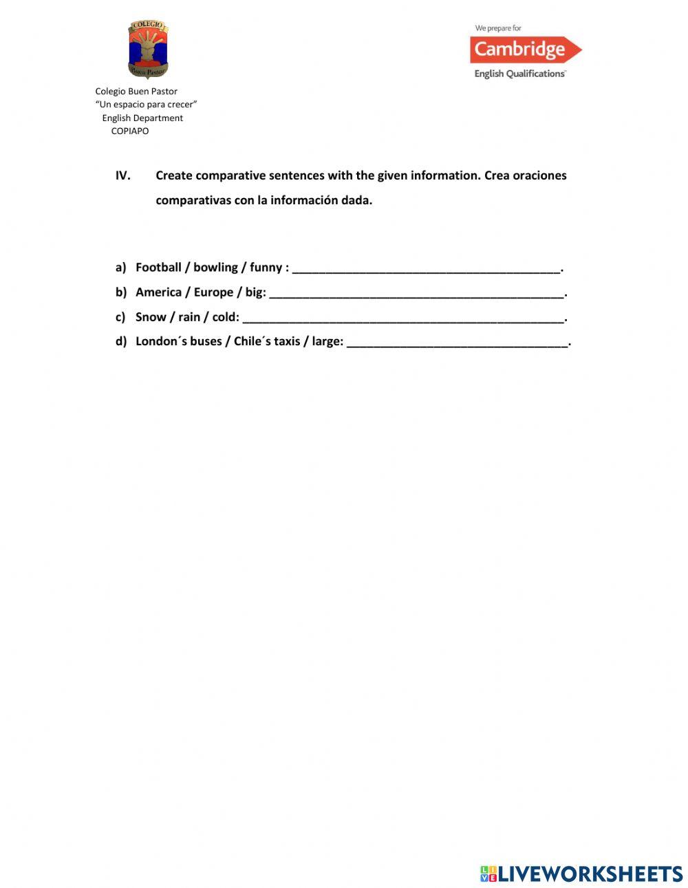English test for 8 grades