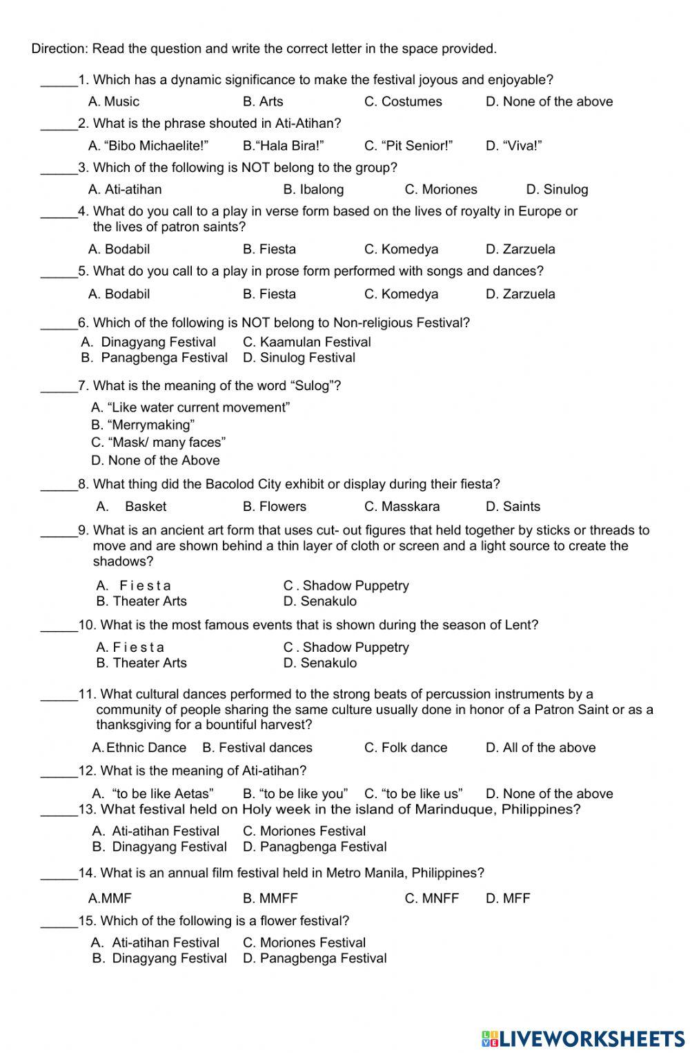 GRADE 7 LONGQUIZ 4th QUARTER 5-2-22