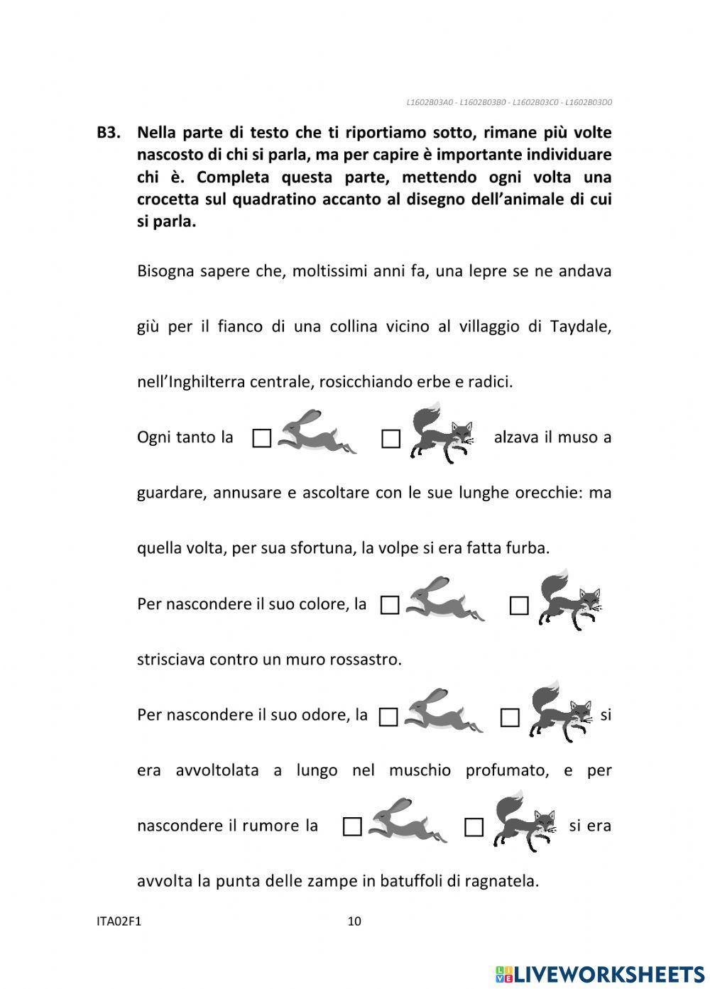 Prova invalsi 2015-16 parte 1