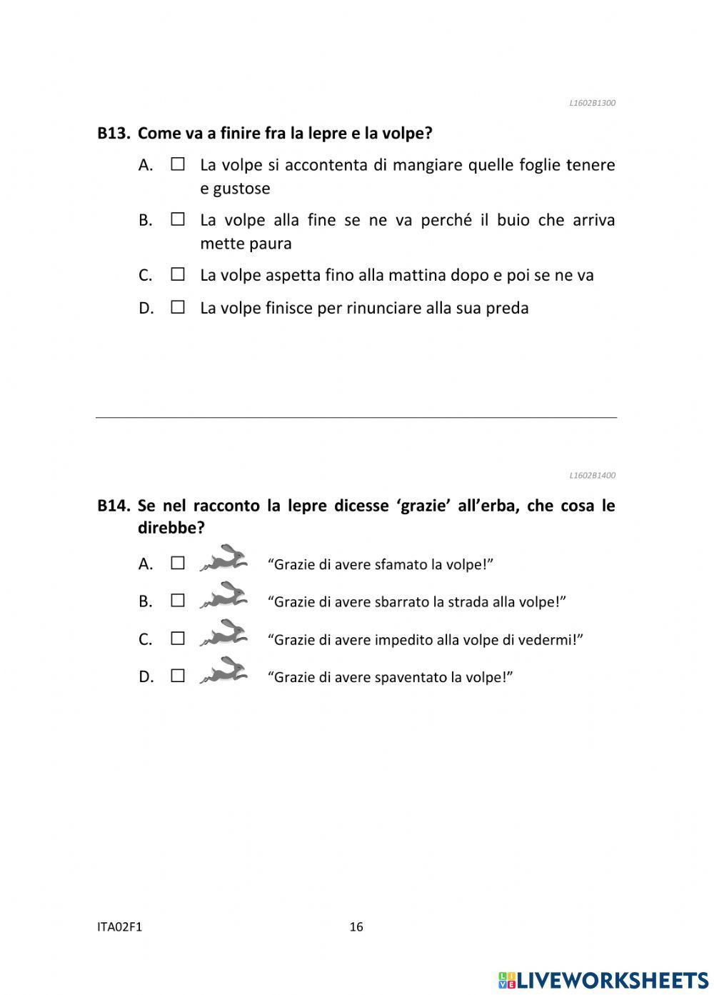 Prova invalsi 2015-16 parte 2