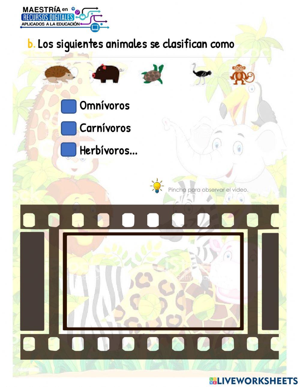 Alimentación de los animales