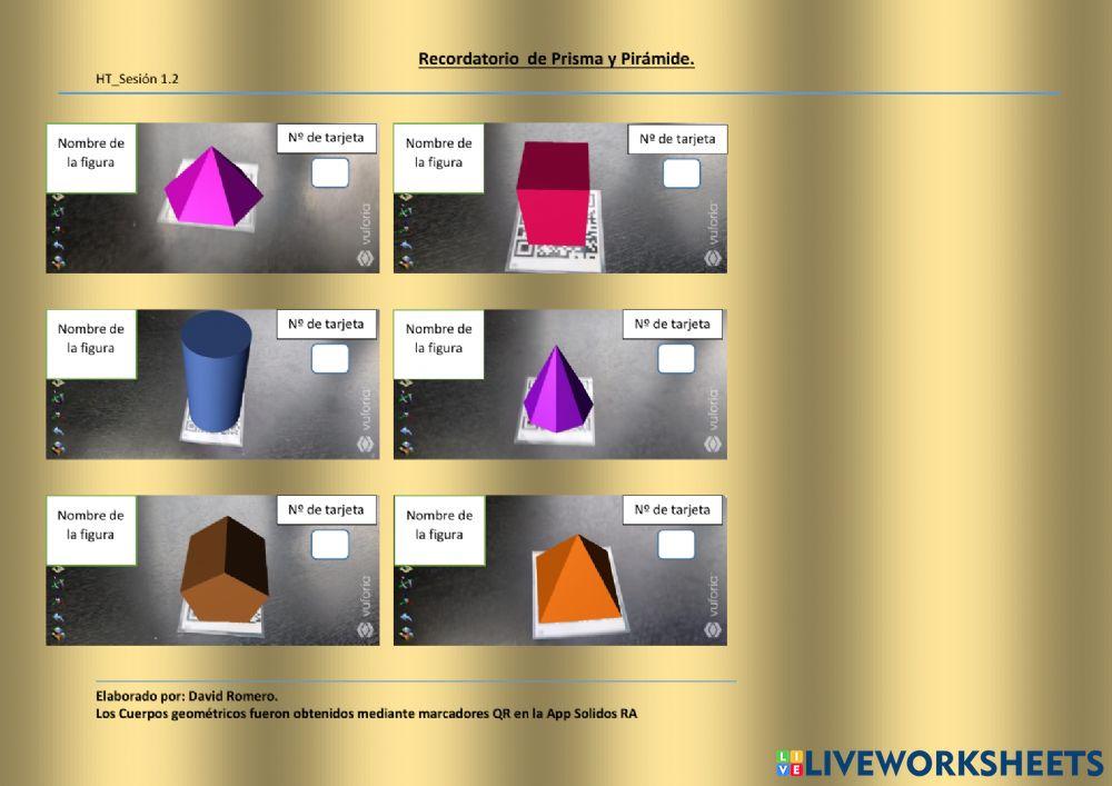 Diferenciar cuerpos geométricos
