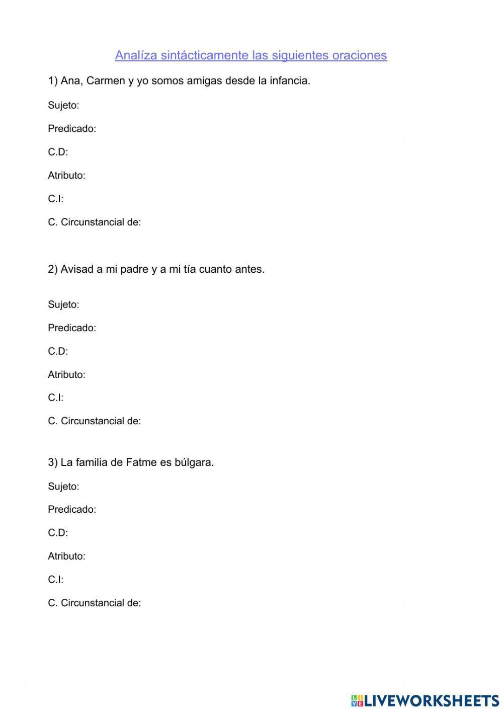 Análisis sintáctico