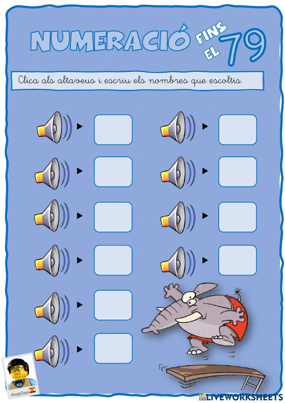 Numeració 79 Numeració 79