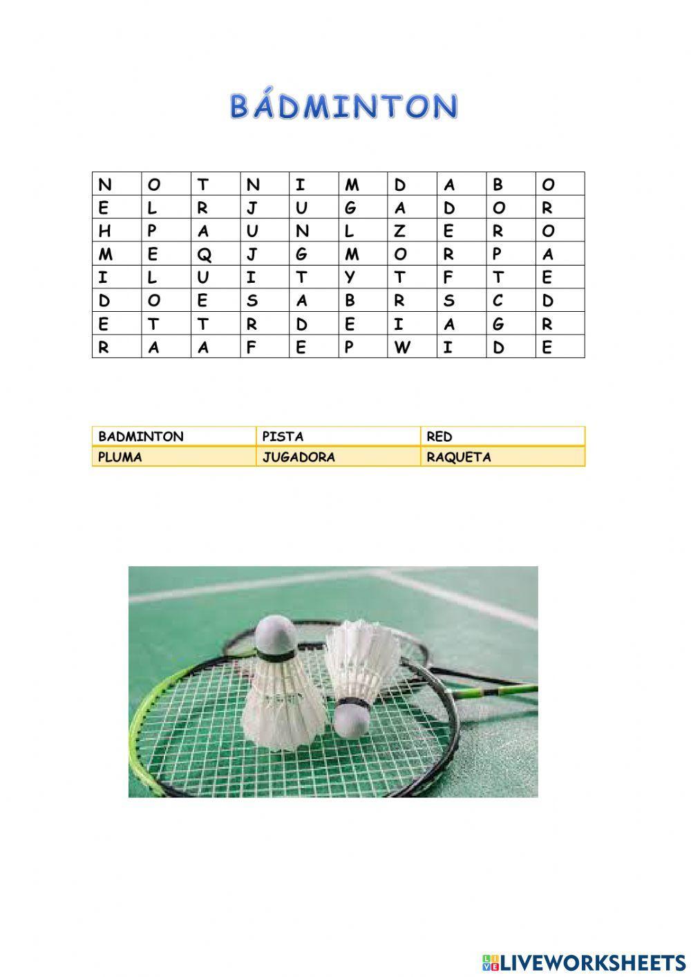 badminton-free-online-exercise-live-worksheets