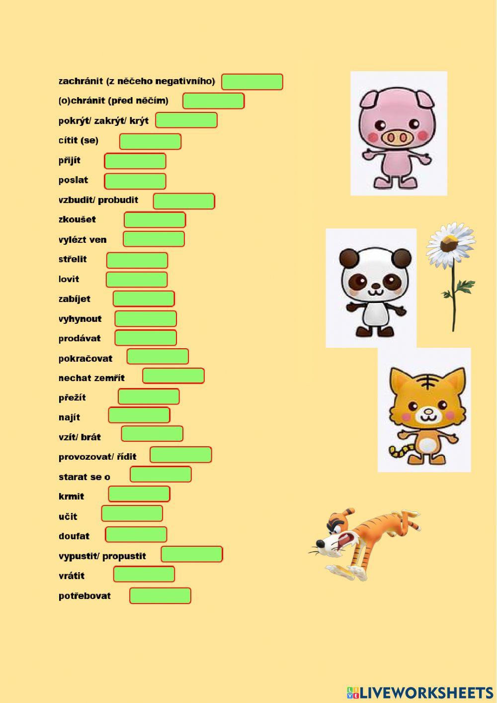 ANG 8 PROJECT 4 UNIT 5C - slovesa - psaní