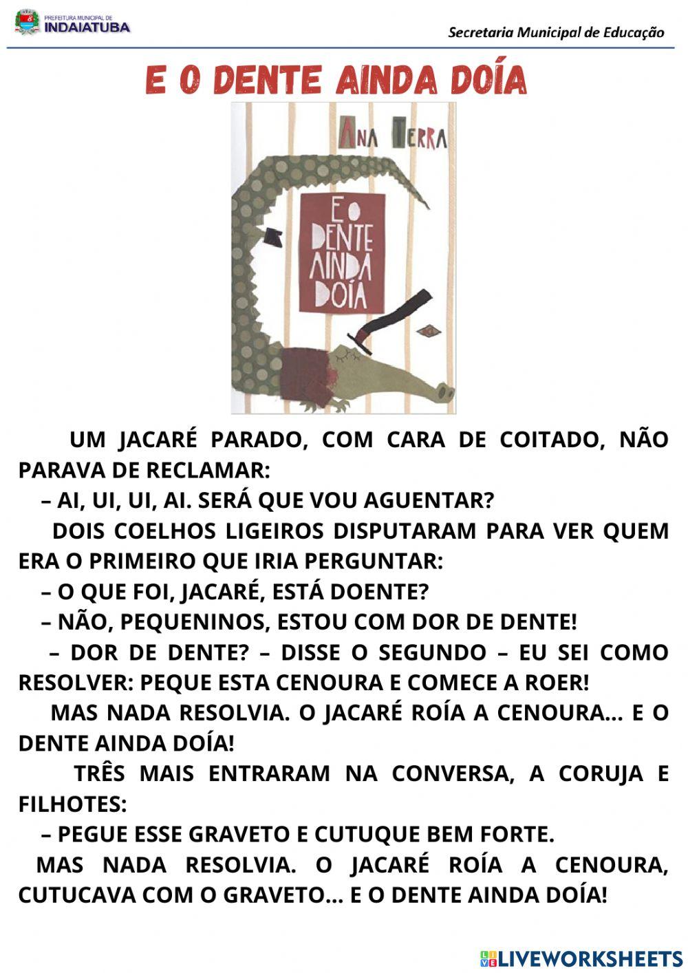 E o dente ainda doía