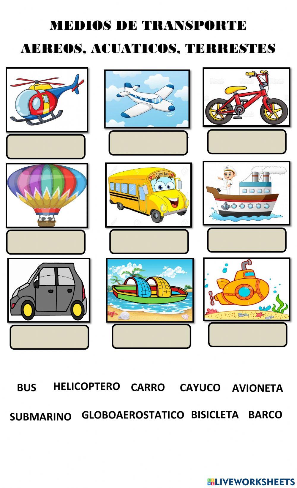 Medios de transporte