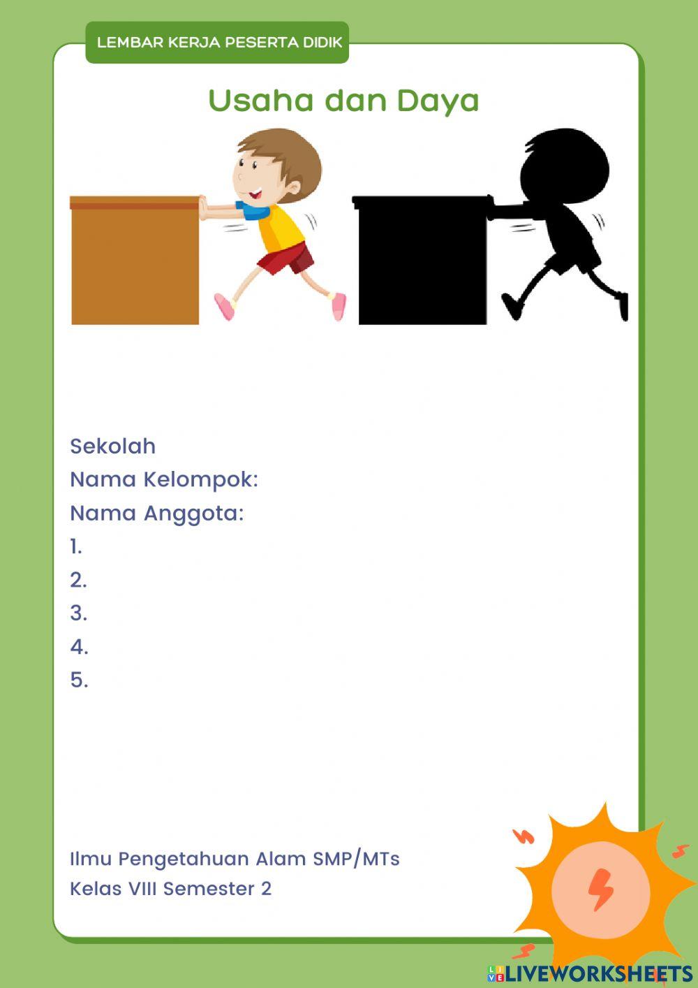 Usaha dan Daya