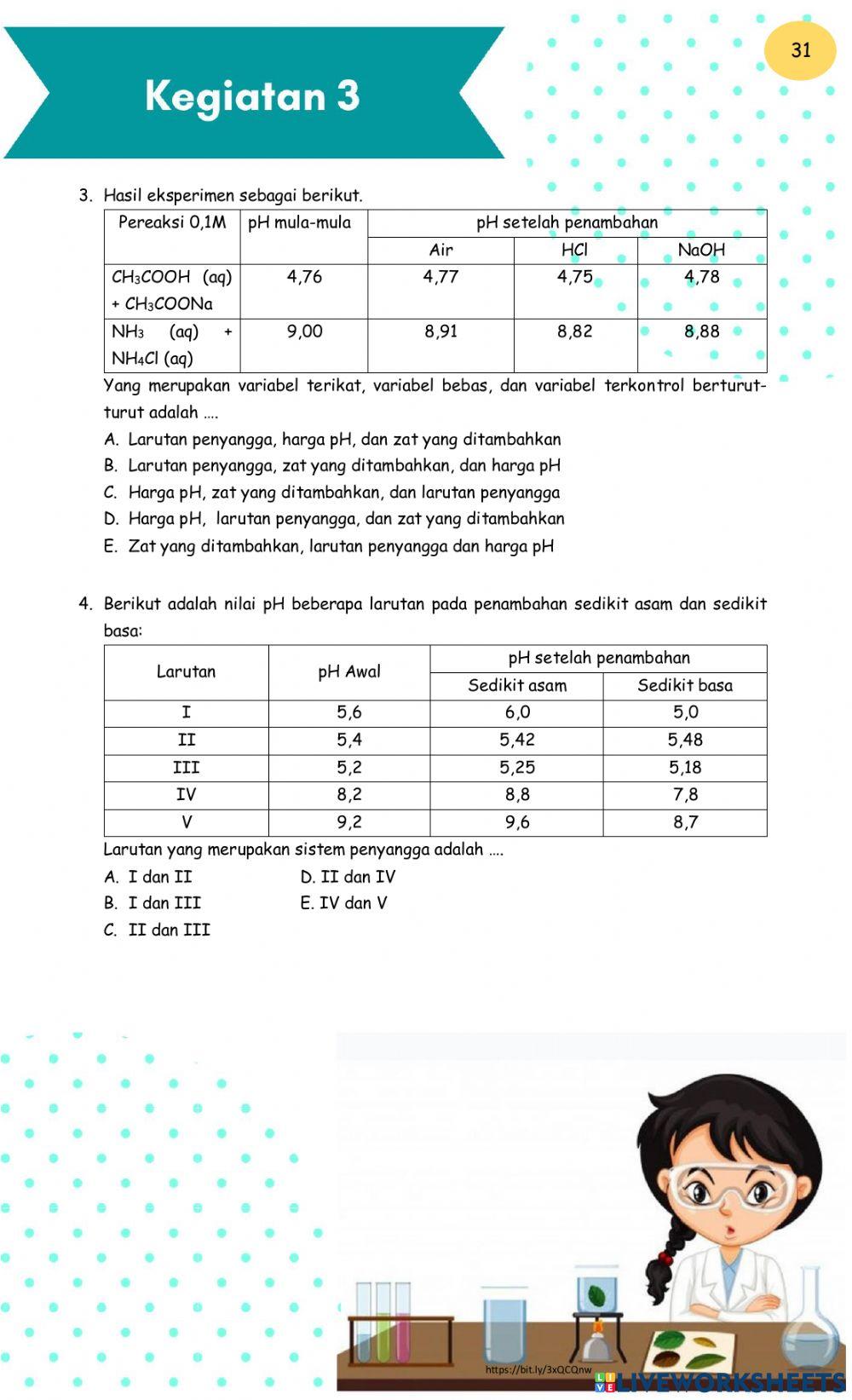 LKPD larutan penyangga (keg 3) LKPD larutan penyangga (keg 3)