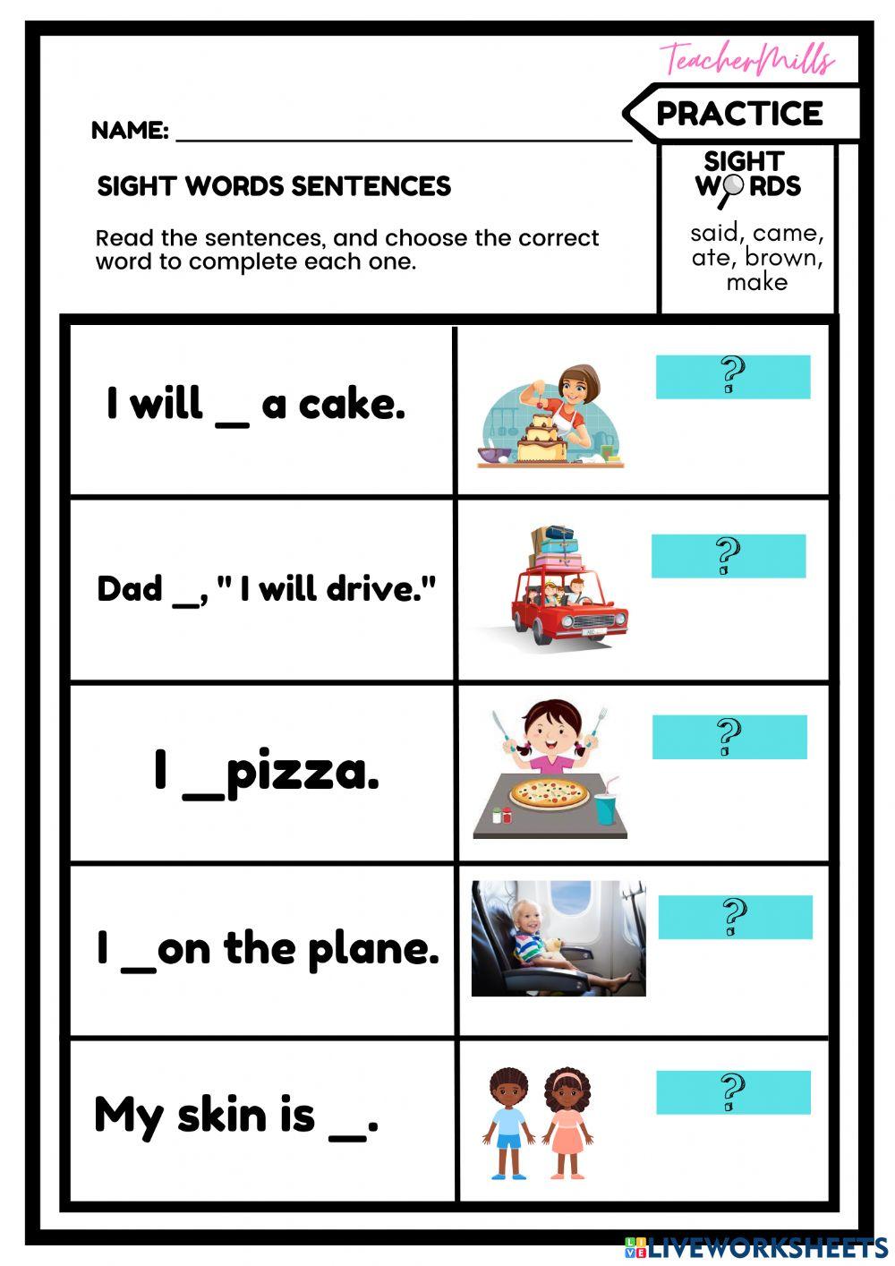 Sight Words