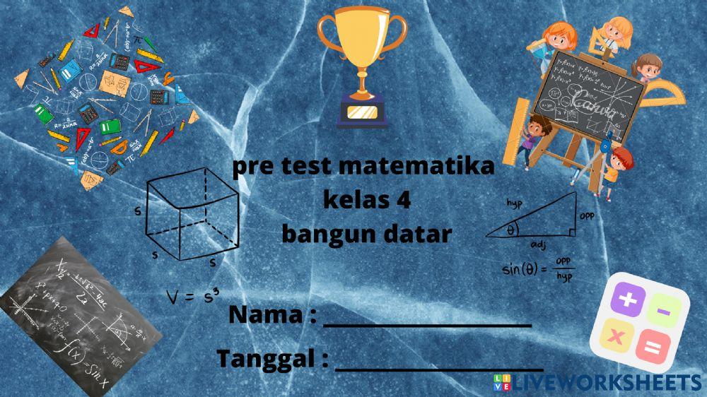 Pre test matematika