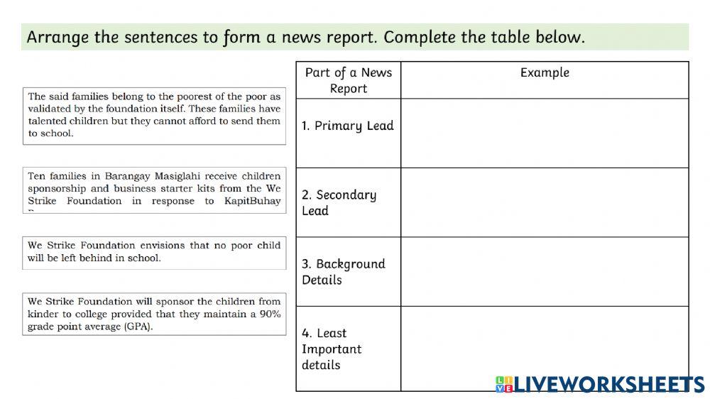 Writing News Report Grade 4 Writing News Report Grade 4