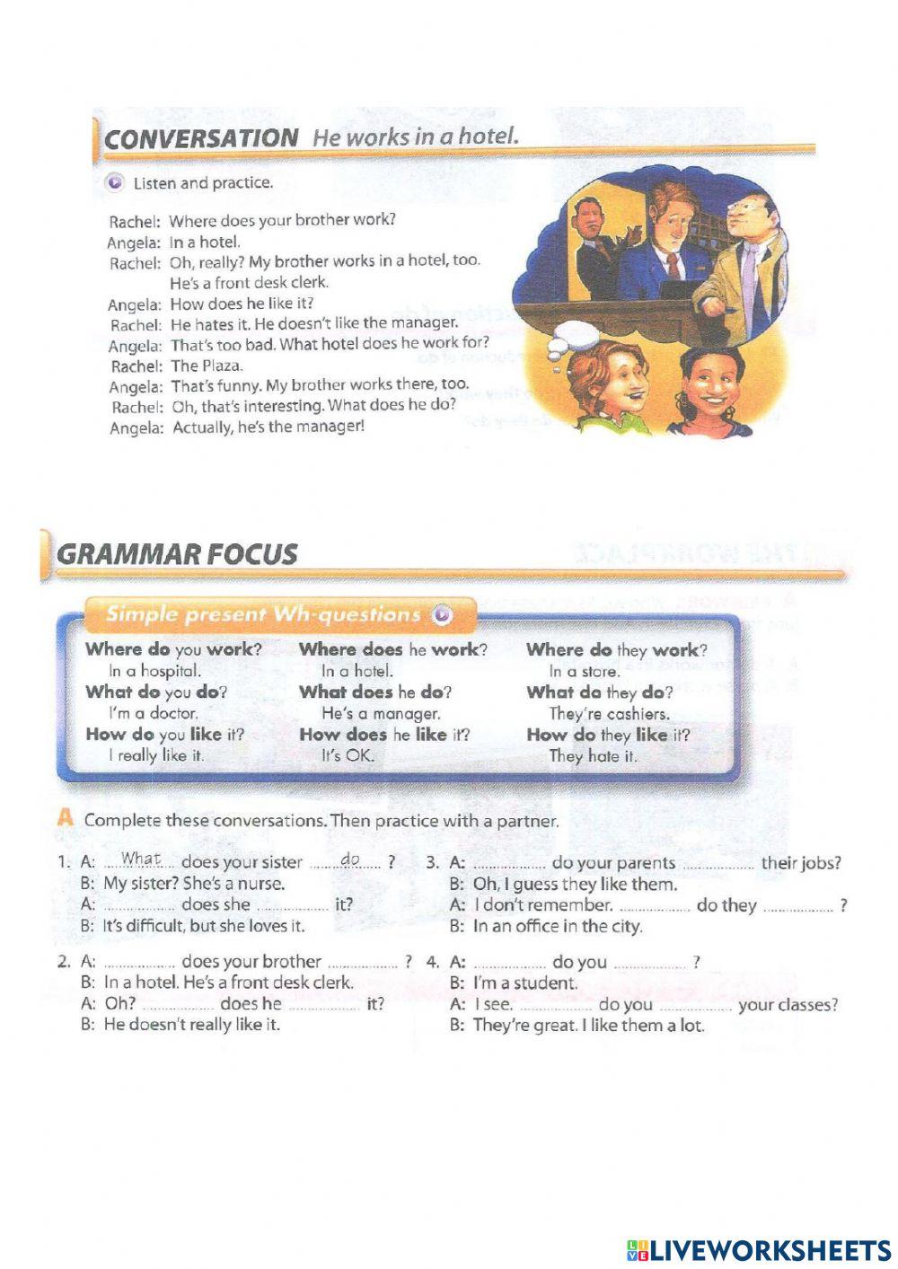 Lesson 18 Jobs Vocabulary