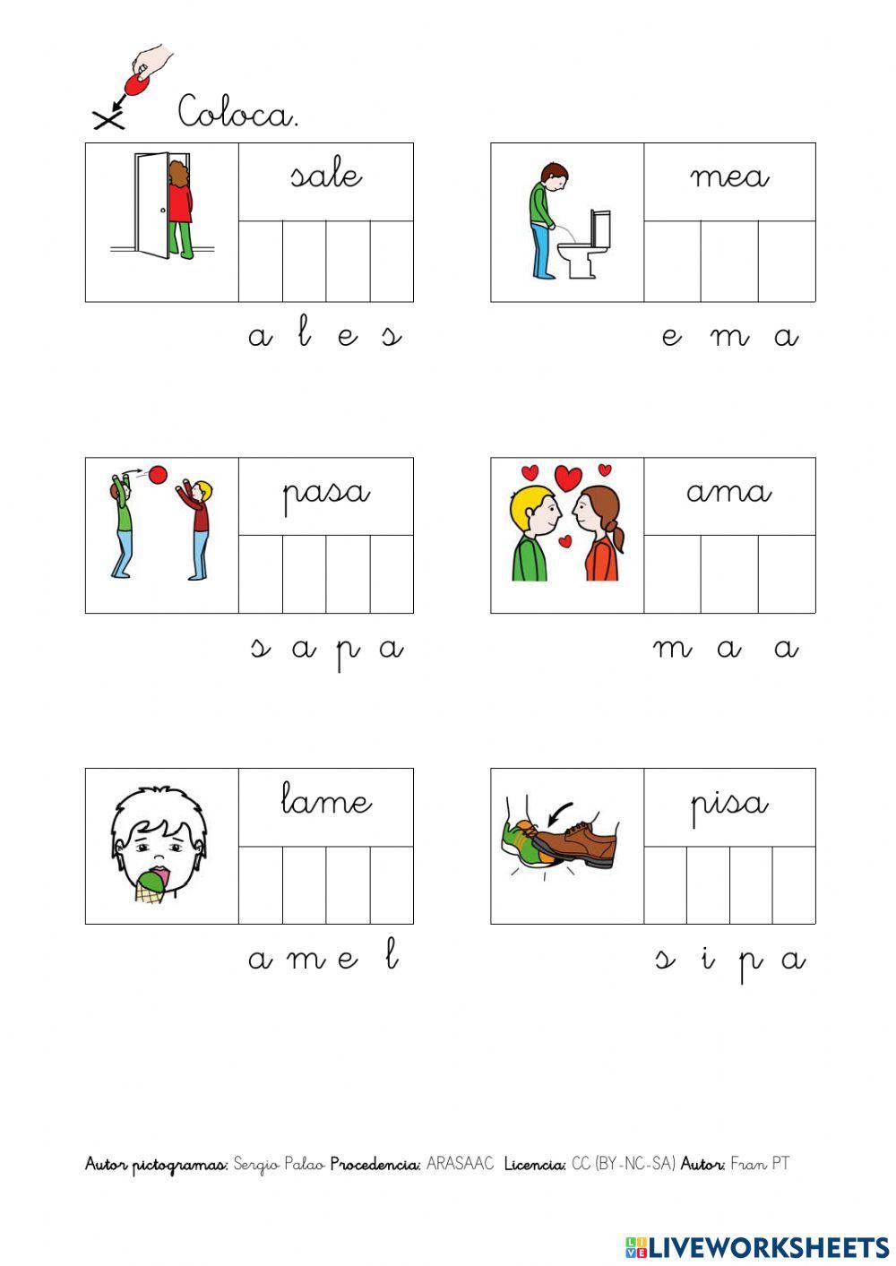 Escribir verbos con p, l, m, s. Escribir verbos con p, l, m, s.
