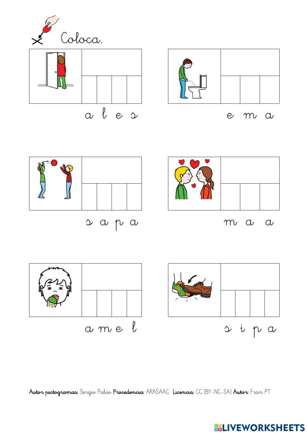 Escribir verbos con p, l, m, s. Escribir verbos con p, l, m, s.