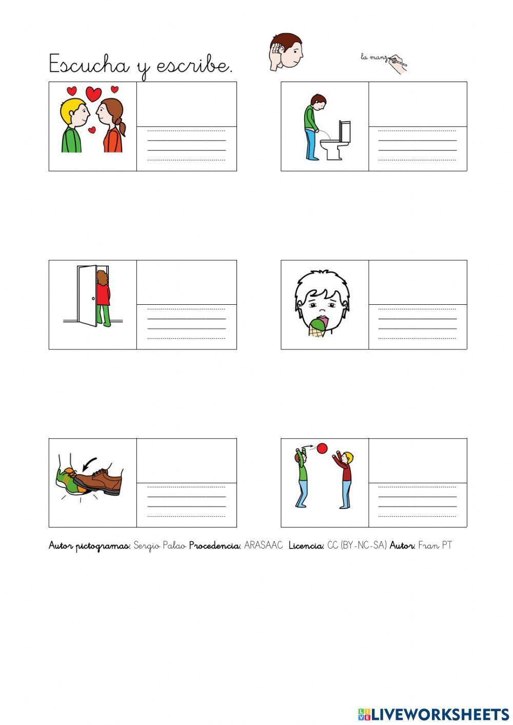 Escribir verbos con p, l, m, s. Escribir verbos con p, l, m, s.
