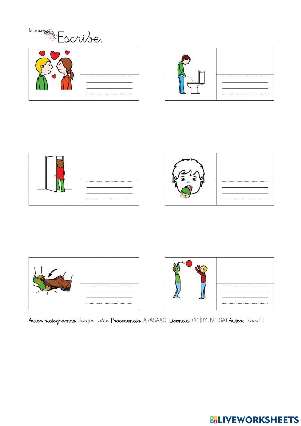 Escribir verbos con p, l, m, s. Escribir verbos con p, l, m, s.