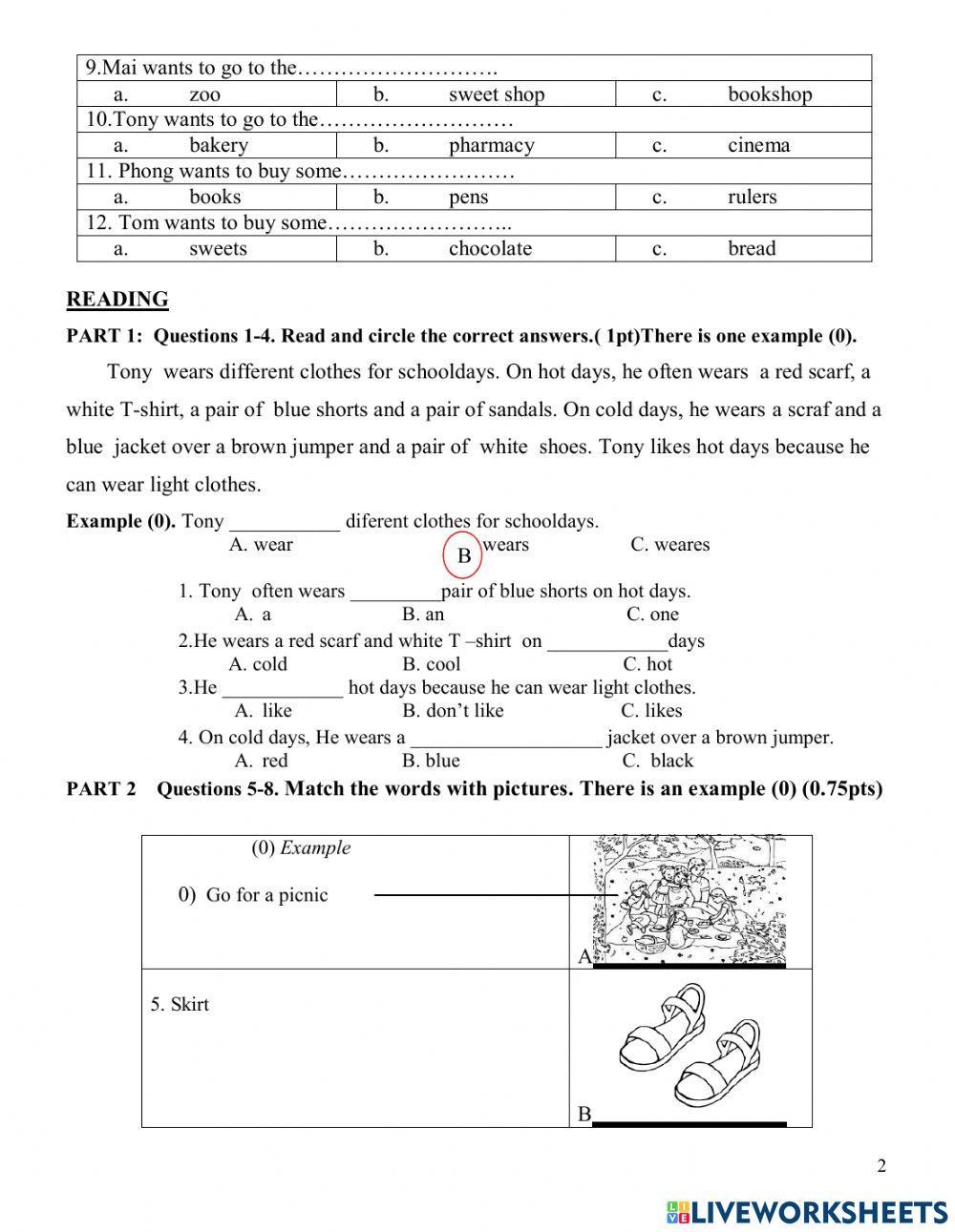 De thi thu tieng anh lop 4 hoc ky 2