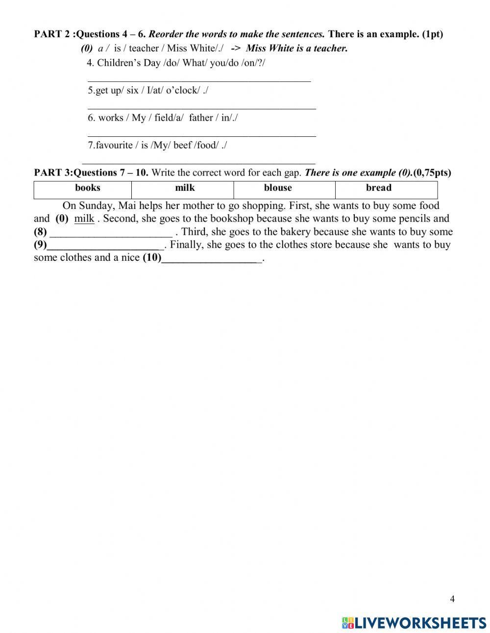 De thi thu tieng anh lop 4 hoc ky 2