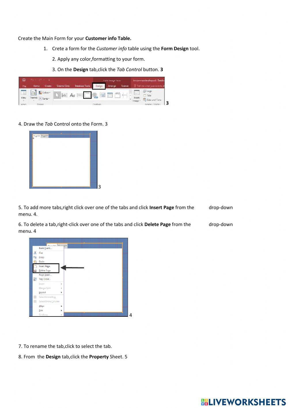 Lesson 3  Forms and Multi-Table Relationship