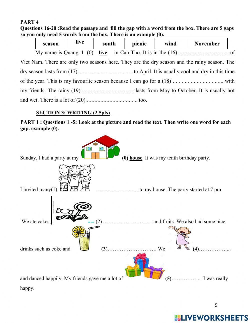 De thi thu tieng anh lop 5 hoc ky 2