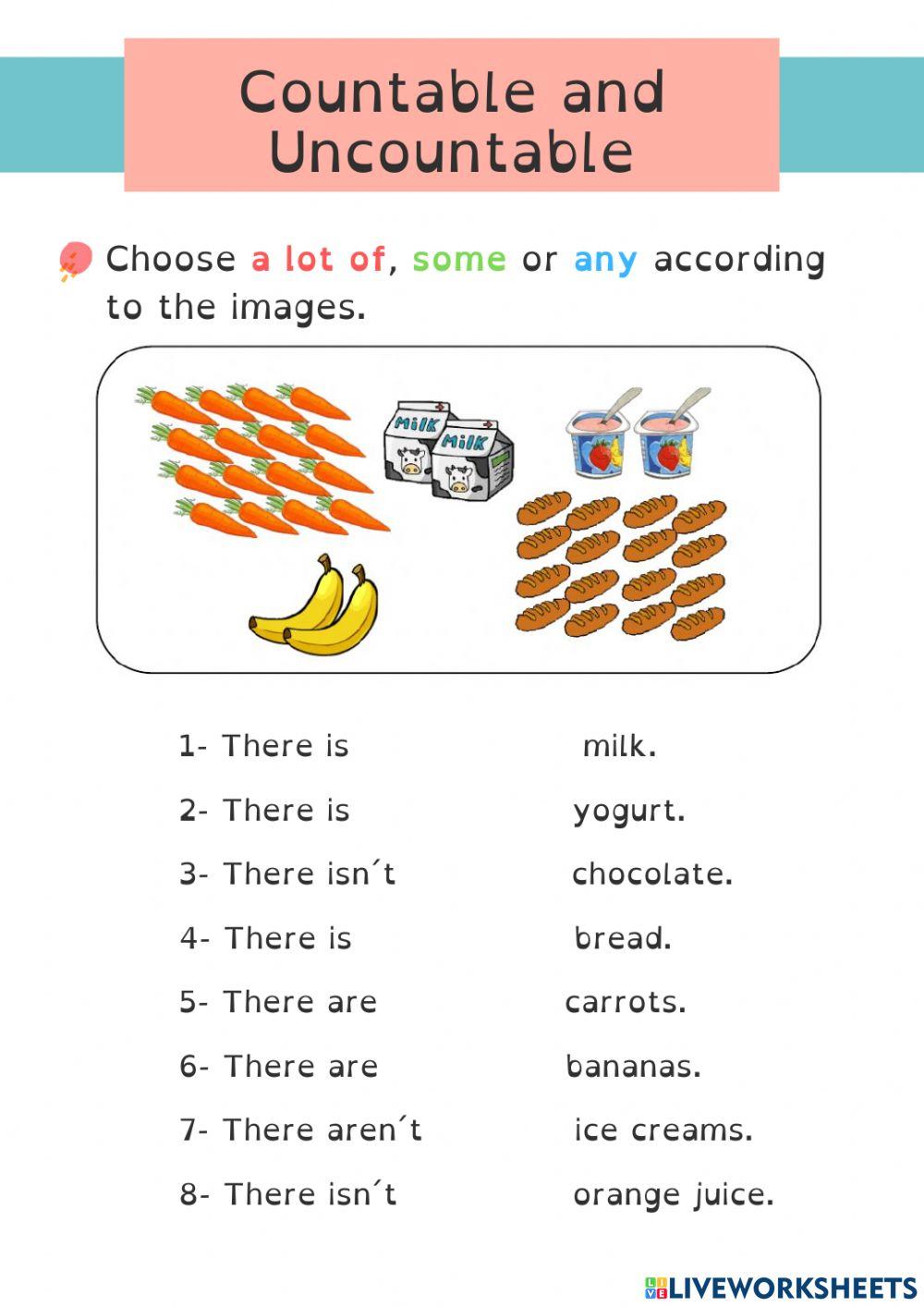 Countable and uncountable