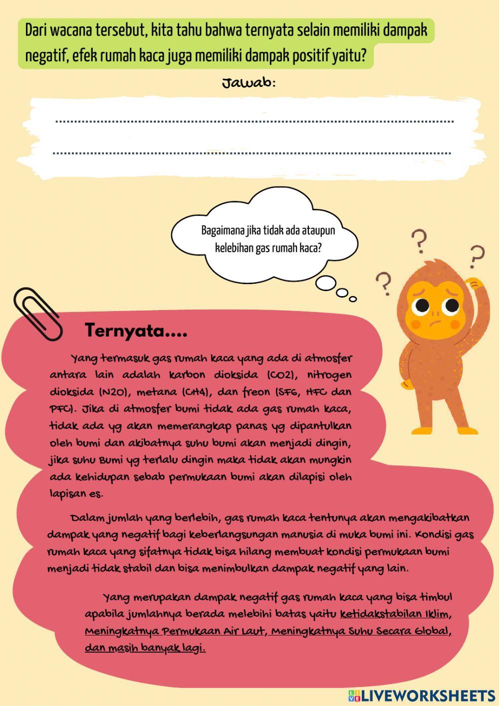 LKPD 1 - Pemodelan Efek Rumah Kaca