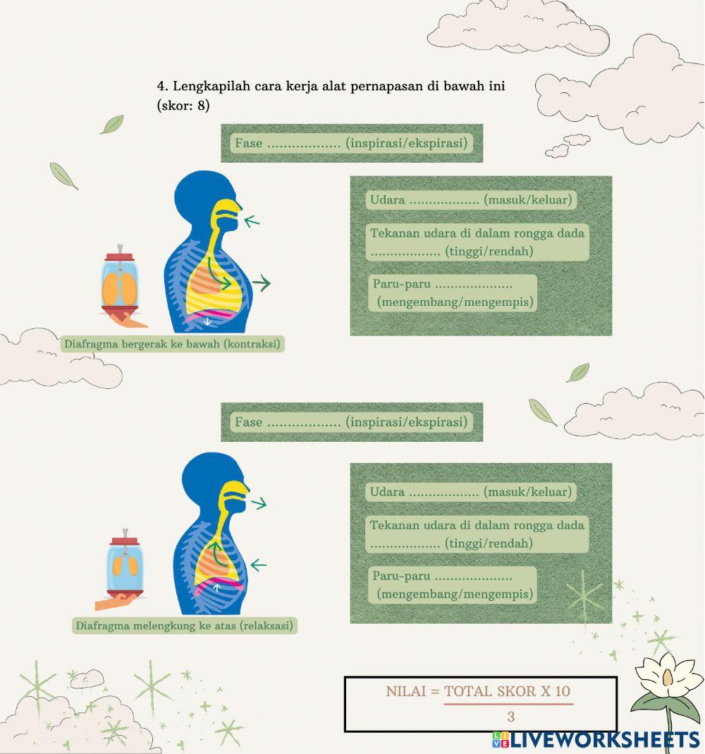 E-lkpd sistem pernapasan manusia