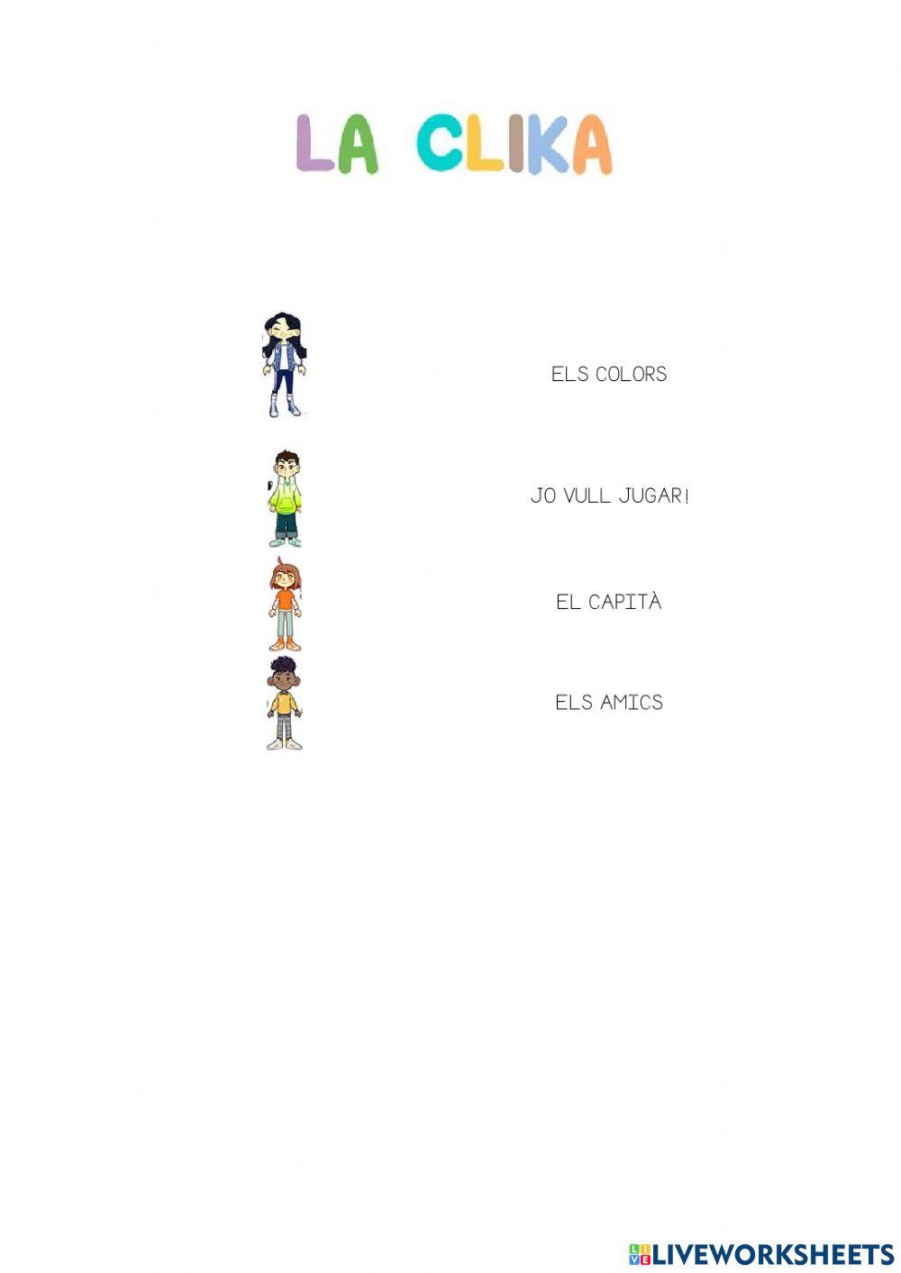 Relacionar cançons la clika