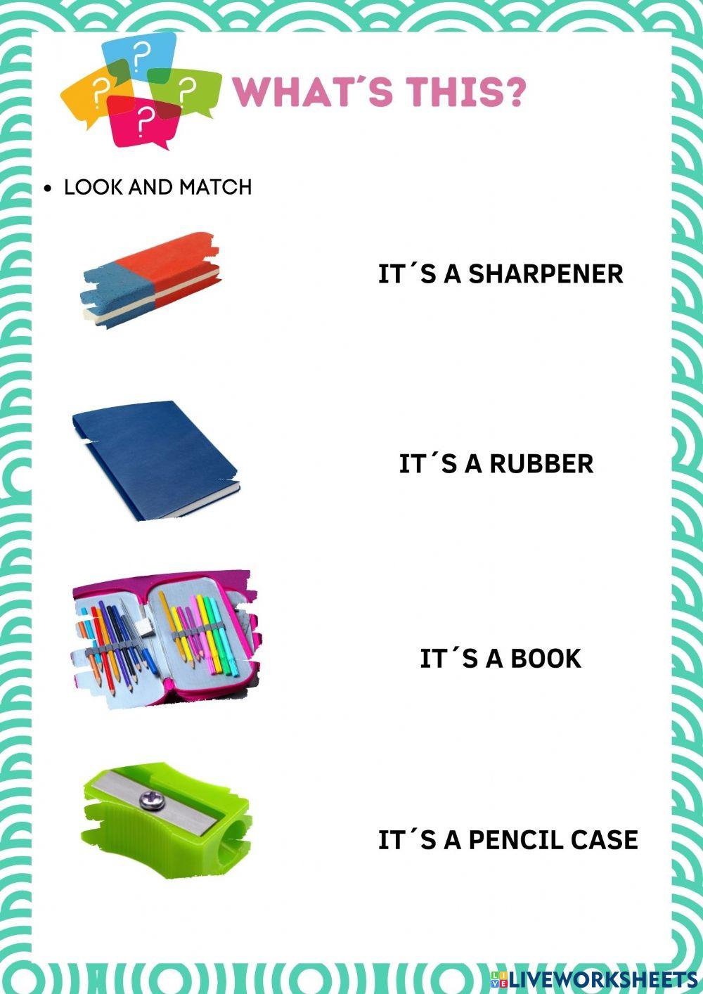 What-s this? school things