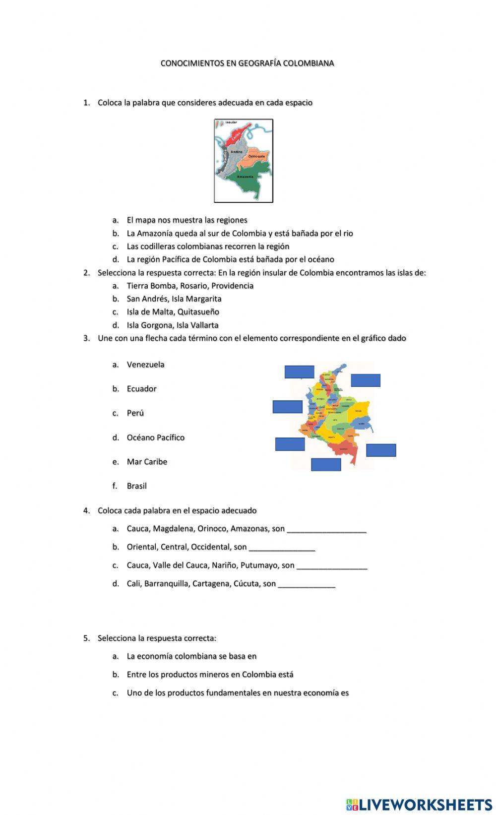 Geografía Colombiana