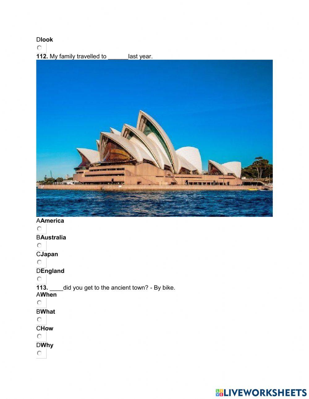 IOE - Grade 5 - Answer questions