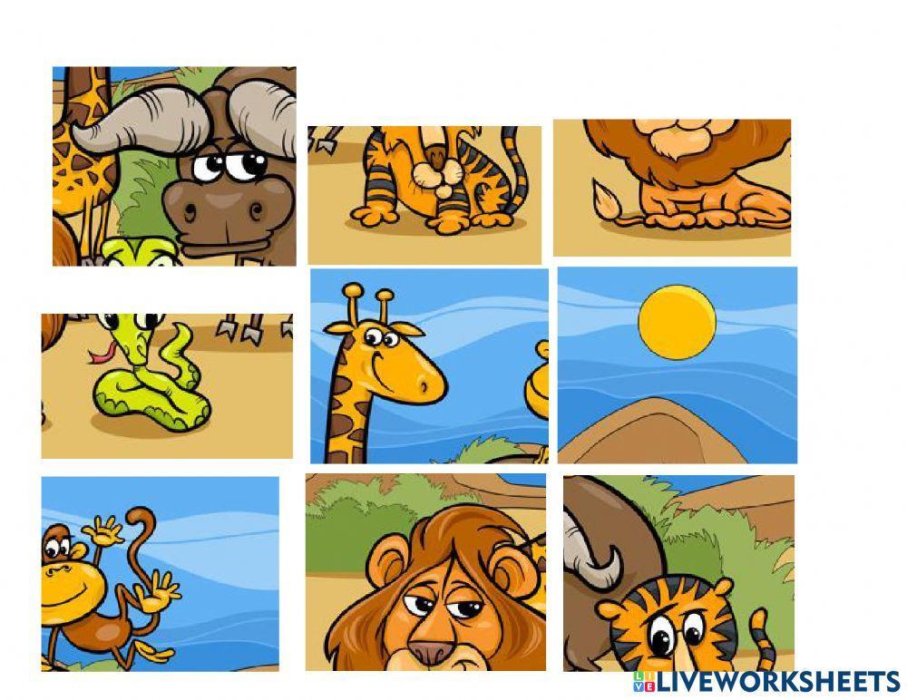 Rompecabezas de Animales