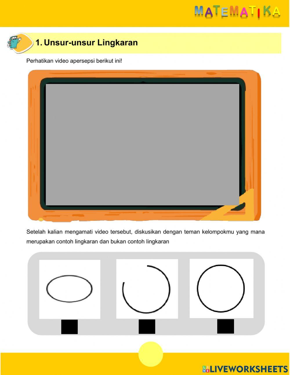 Unsur-unsur lingkaran