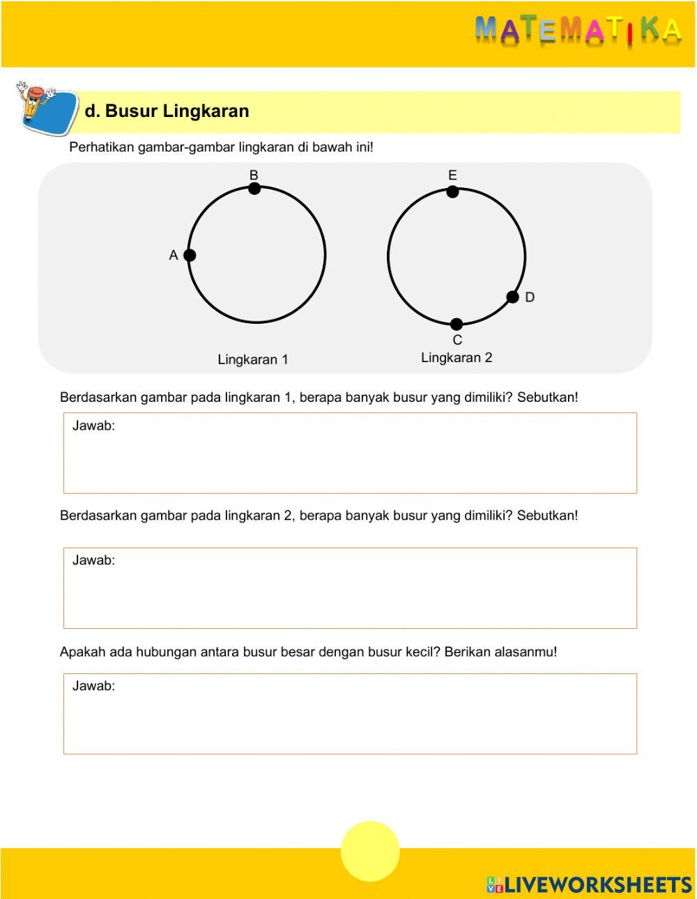 Unsur-unsur lingkaran