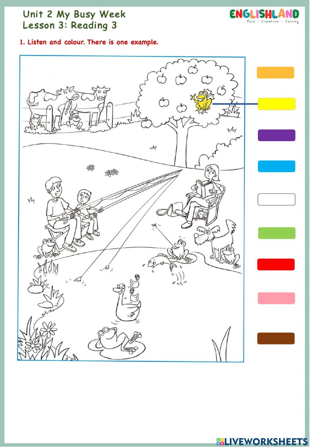 U2 Lesson 3 Reading handout 3