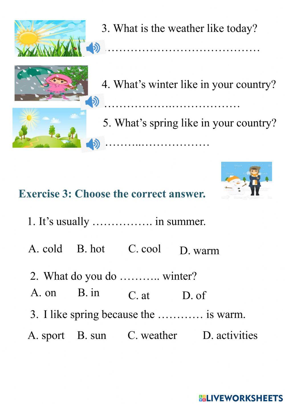 Grammar and exercise