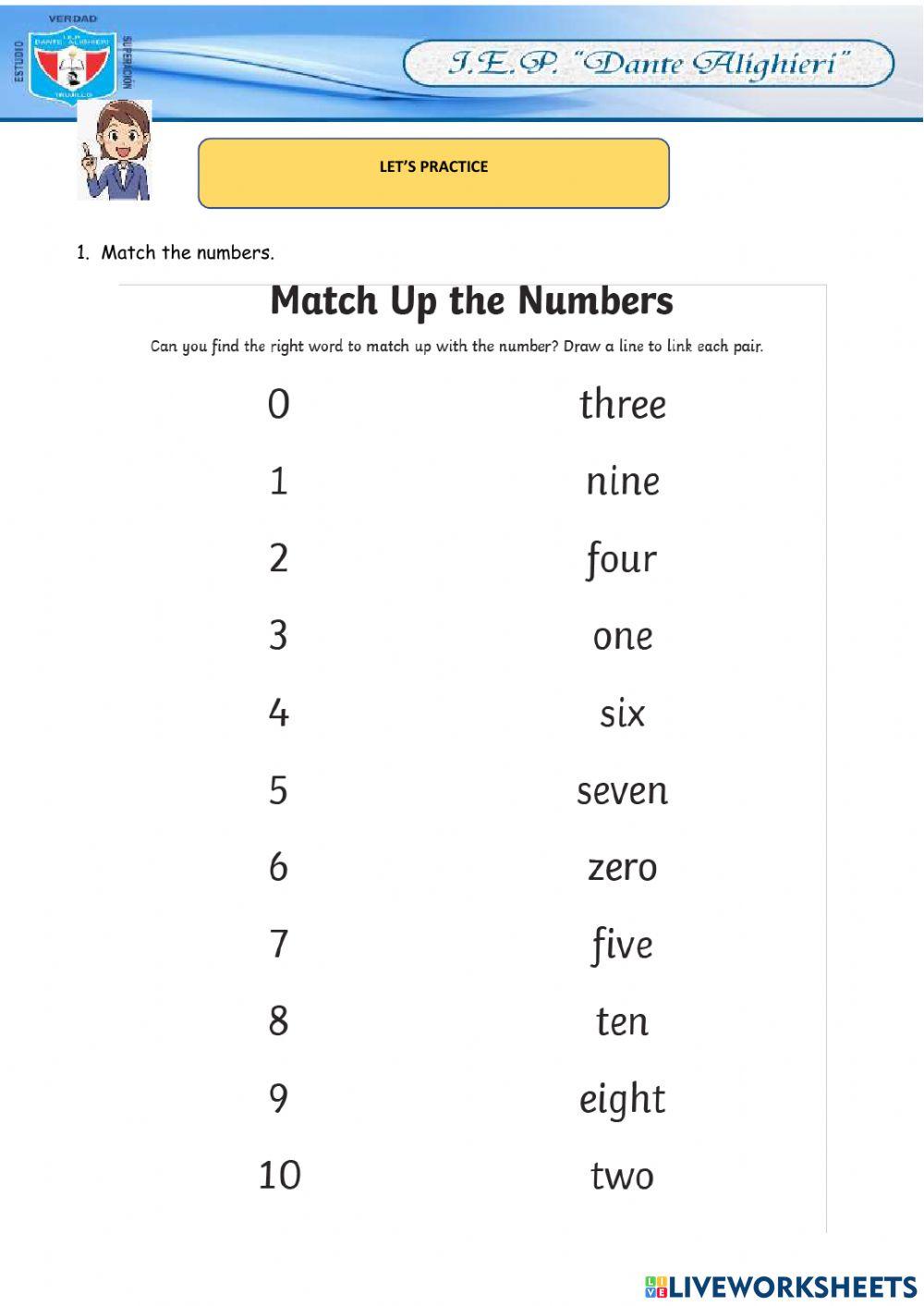 Let's count together