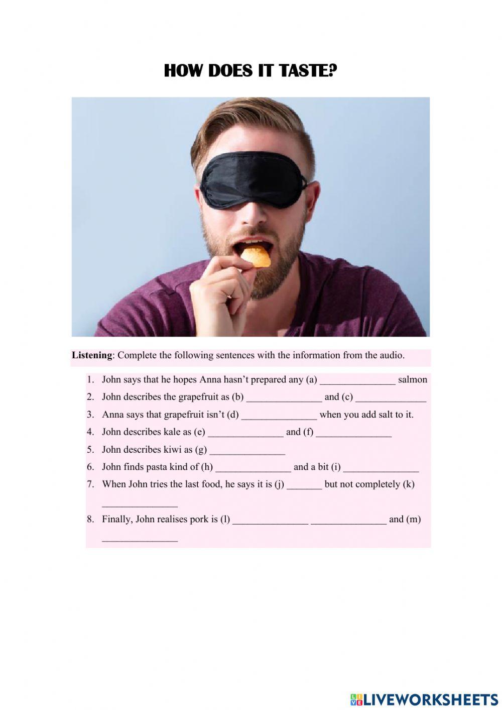 S1A3 How does it taste